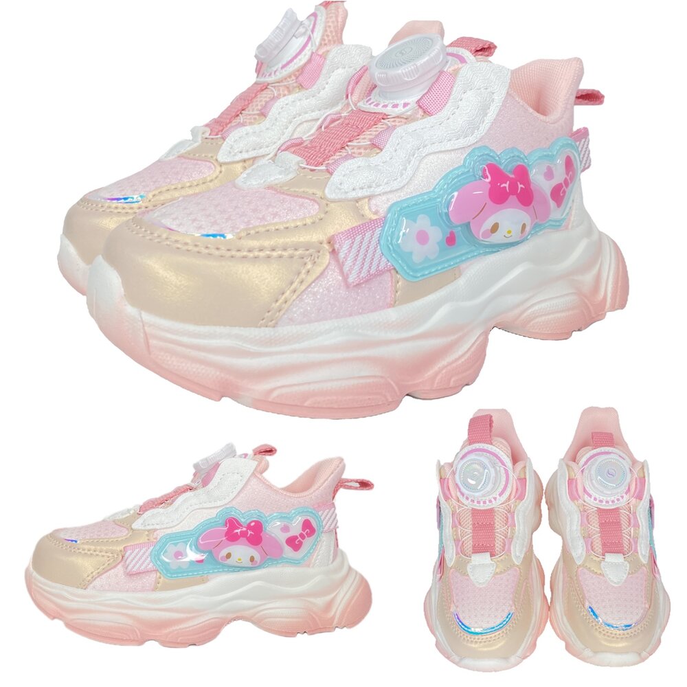 酷洛米 女童運動鞋 電燈鞋 大耳狗 三麗鷗正品授權 庫洛米 童鞋 大童-圖片-7