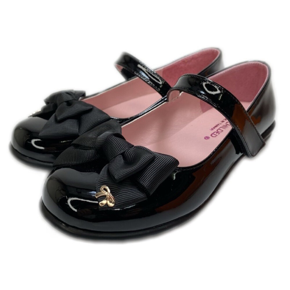 女童真皮皮鞋 學生鞋 黑皮鞋 🔥台灣製造🔥 黑色 合唱團 表演鞋 畢業典禮 花童鞋 弦樂團 中童 大童-圖片-1