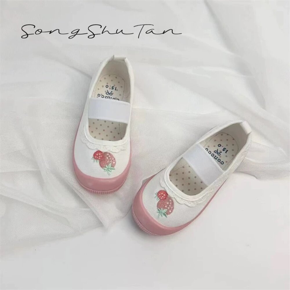 兒童室內鞋 幼兒園 帆布透氣 🔥現貨秒出🔥 男童女童 15-23號 大童 日單 出口日本 刺繡 幼稚園-圖片-10
