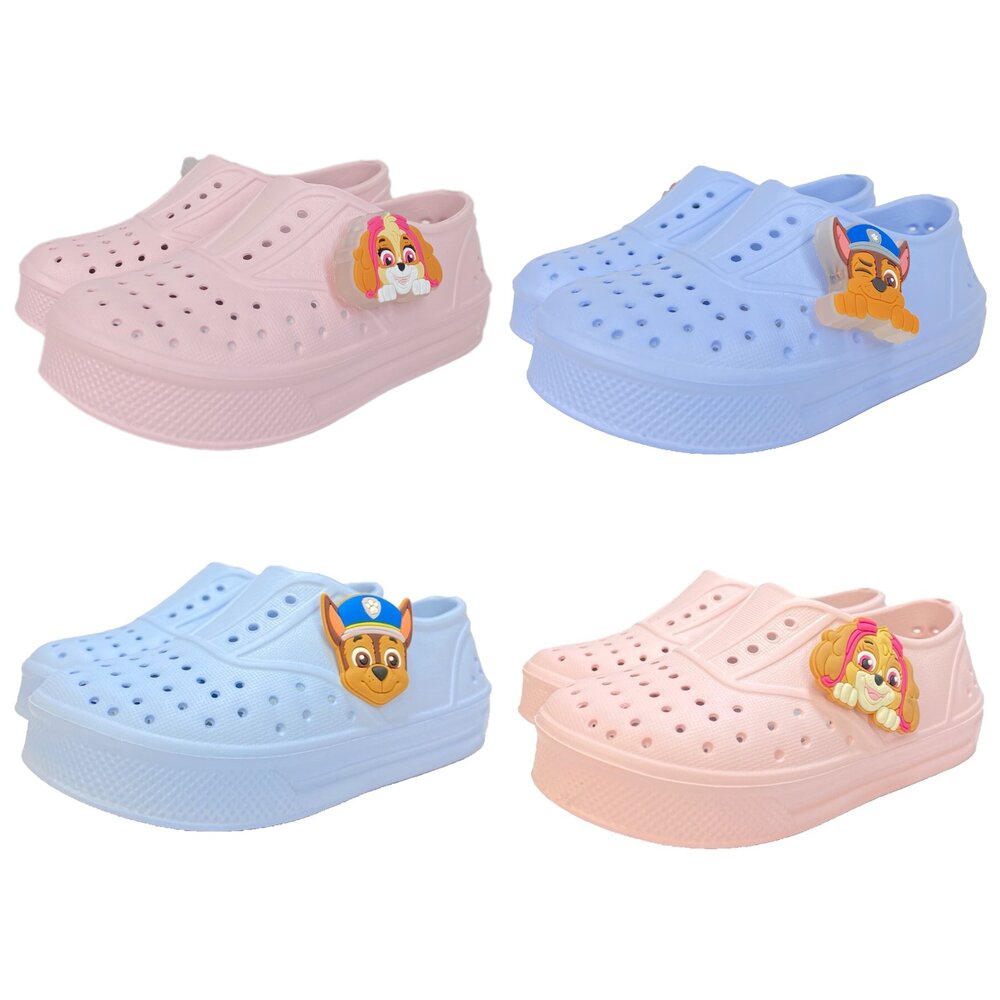 240302171944-汪汪隊 台灣製 兒童洞洞鞋 雨鞋 女童 男童 16-22號 立大功 小童心鞋坊