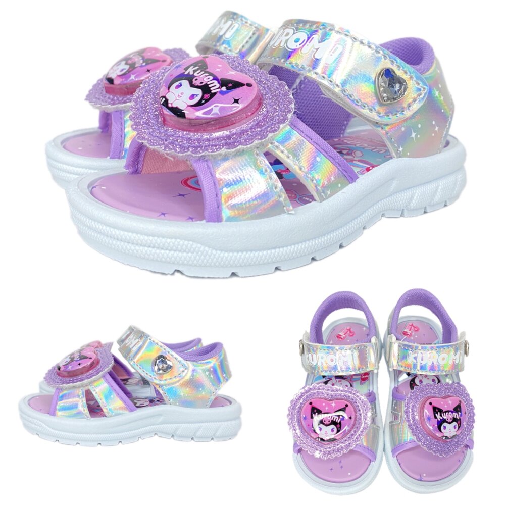 酷洛米 女童涼鞋 電燈涼鞋 童鞋 新款 台灣製 三麗鷗 14-23號-圖片-1