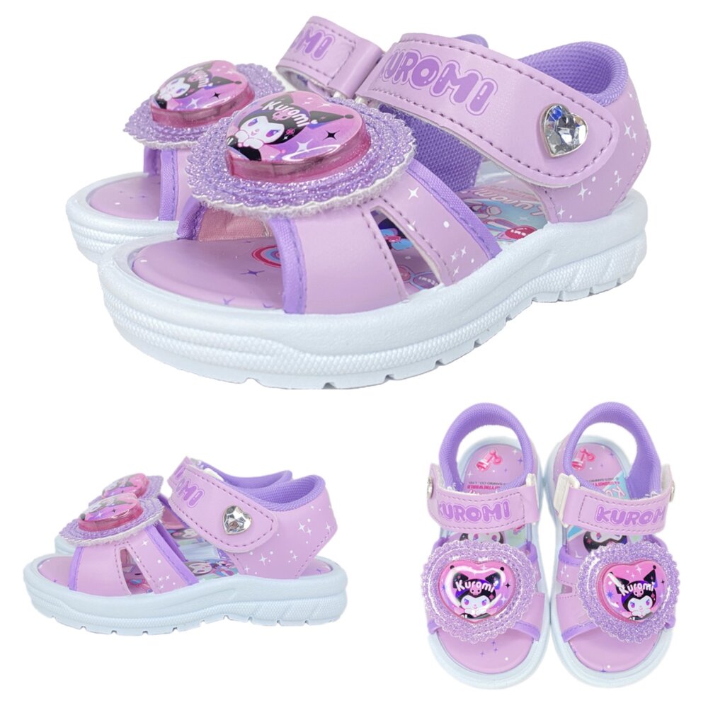 酷洛米 女童涼鞋 電燈涼鞋 童鞋 新款 台灣製 三麗鷗 14-23號-圖片-2