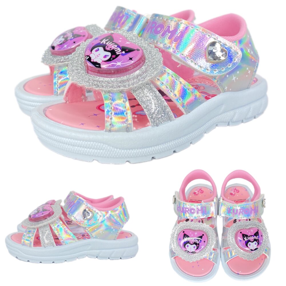 酷洛米 女童涼鞋 電燈涼鞋 童鞋 新款 台灣製 三麗鷗 14-23號-圖片-3