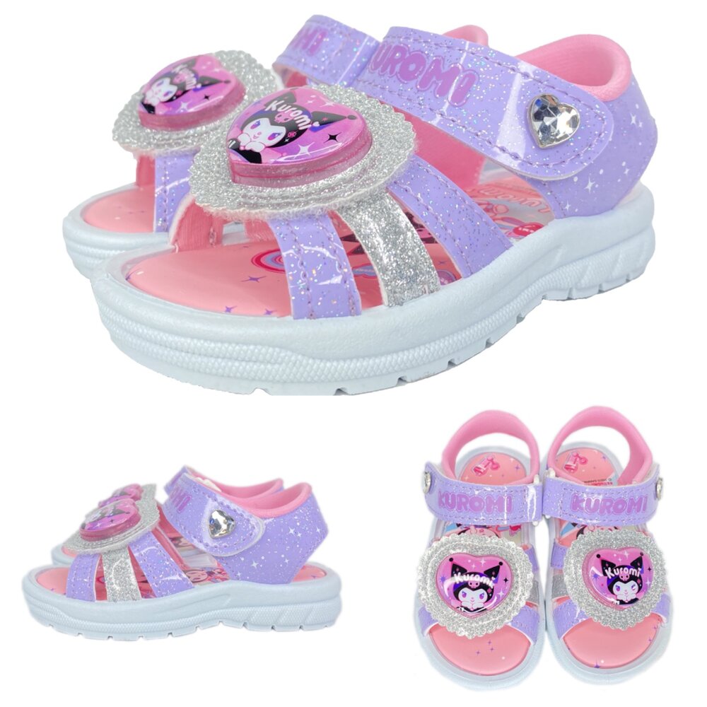 酷洛米 女童涼鞋 電燈涼鞋 童鞋 新款 台灣製 三麗鷗 14-23號-圖片-4