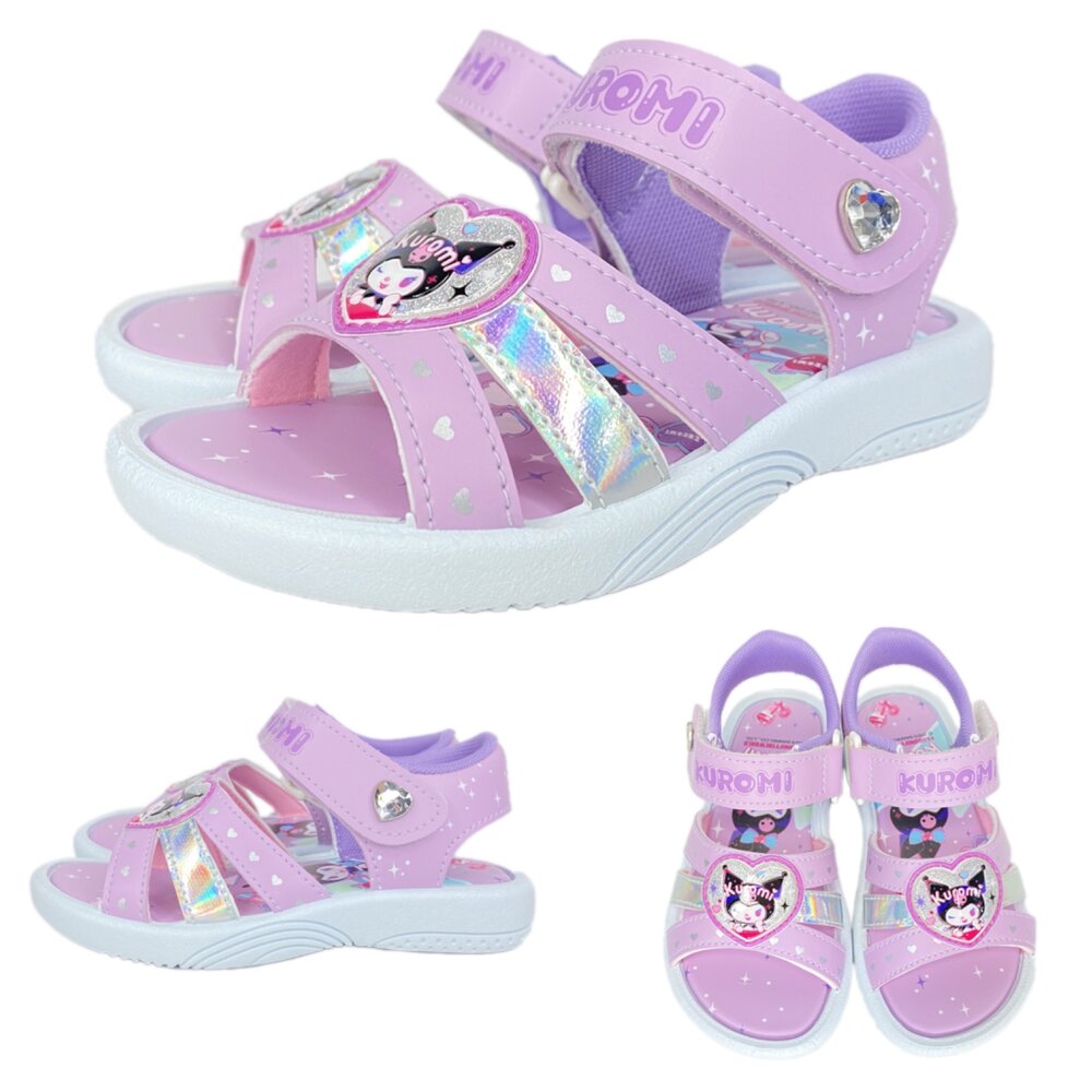 酷洛米 女童涼鞋 電燈涼鞋 童鞋 新款 台灣製 三麗鷗 14-23號-圖片-5