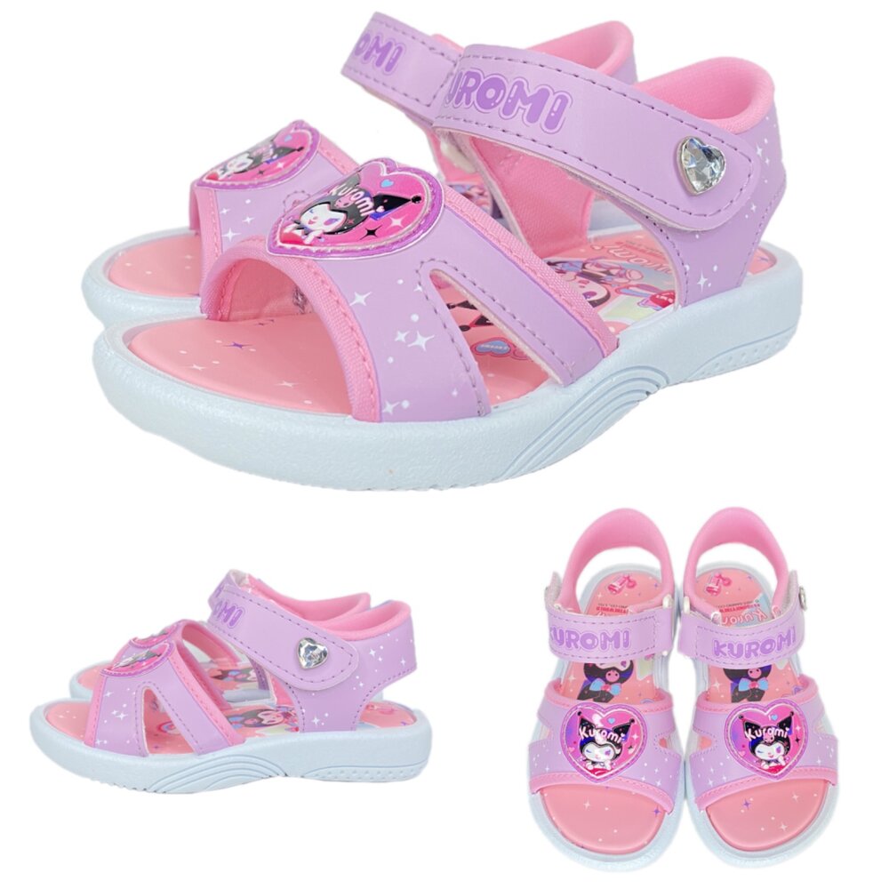 酷洛米 女童涼鞋 電燈涼鞋 童鞋 新款 台灣製 三麗鷗 14-23號-圖片-6