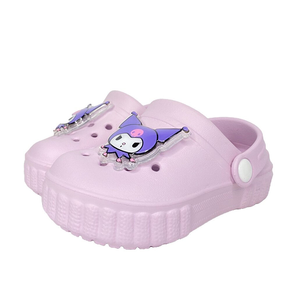 酷洛米 女童拖鞋 親子鞋 大人拖鞋 凱蒂貓 15-24號 台灣製 庫洛米-圖片-1