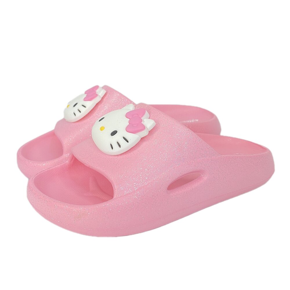 酷洛米 女童拖鞋 親子鞋 大人拖鞋 凱蒂貓 15-24號 台灣製 庫洛米-圖片-12