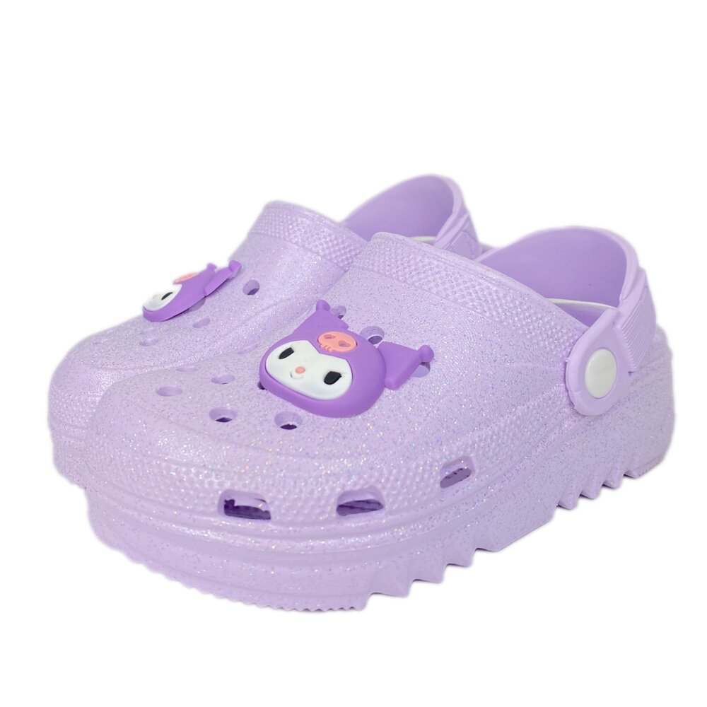 酷洛米 護趾女童拖鞋 洞洞鞋 凱蒂貓 三麗鷗 正品授權 兒童玩水拖鞋-圖片-3