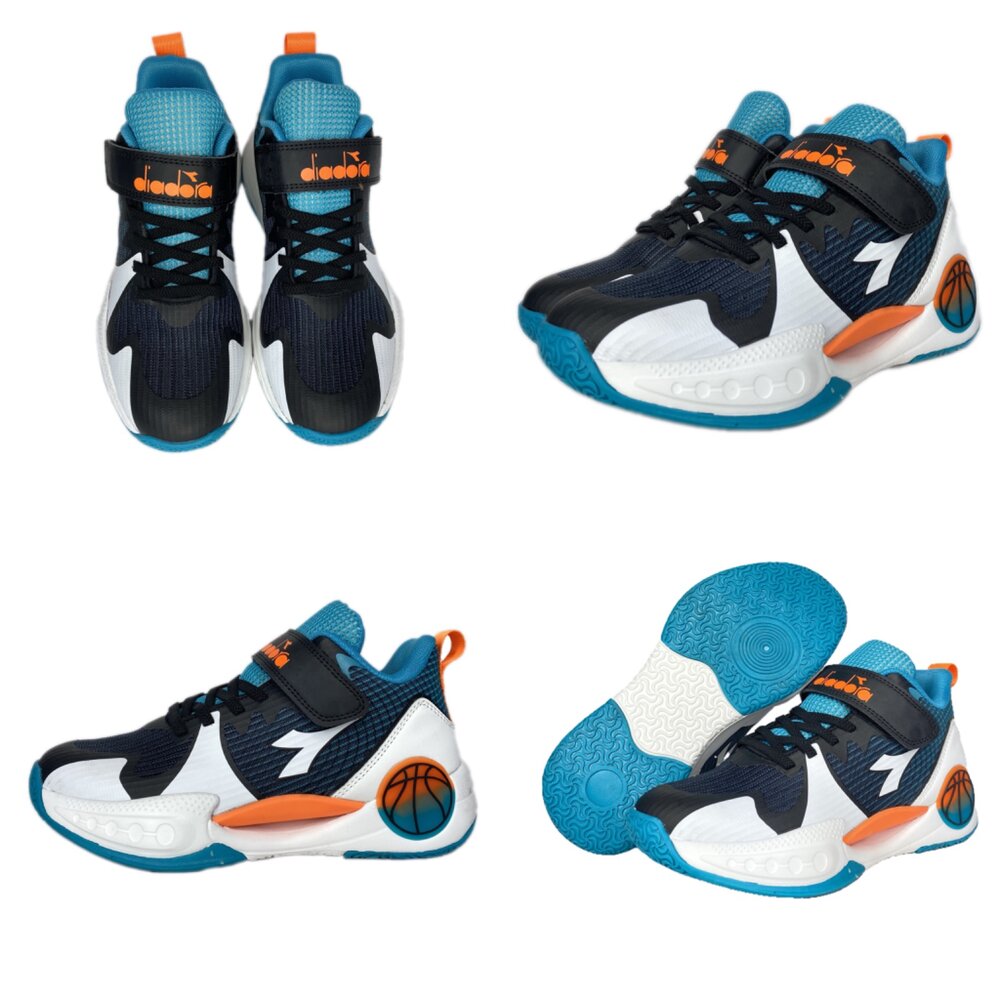 Diadora 男童籃球鞋 高筒運動鞋 童鞋 防水 23-25號 皮面-圖片-1