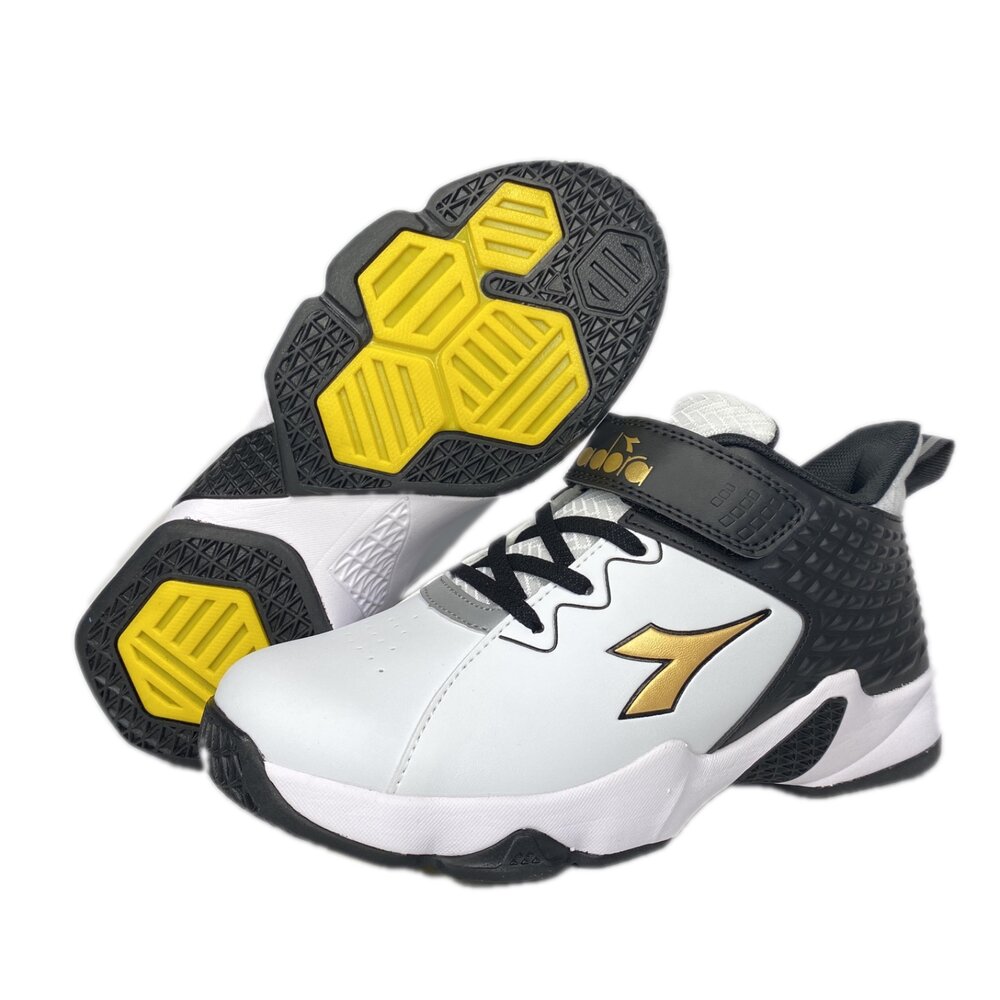 Diadora 男童籃球鞋 高筒運動鞋 童鞋 防水 23-25號 皮面-圖片-4