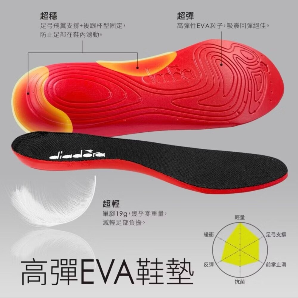 Diadora 男童籃球鞋 高筒運動鞋 童鞋 防水 23-25號 皮面-圖片-6