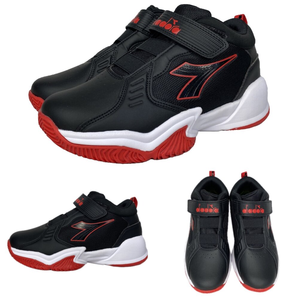 Diadora 男童籃球鞋 高筒運動鞋 童鞋 防水 23-25號 皮面-圖片-7