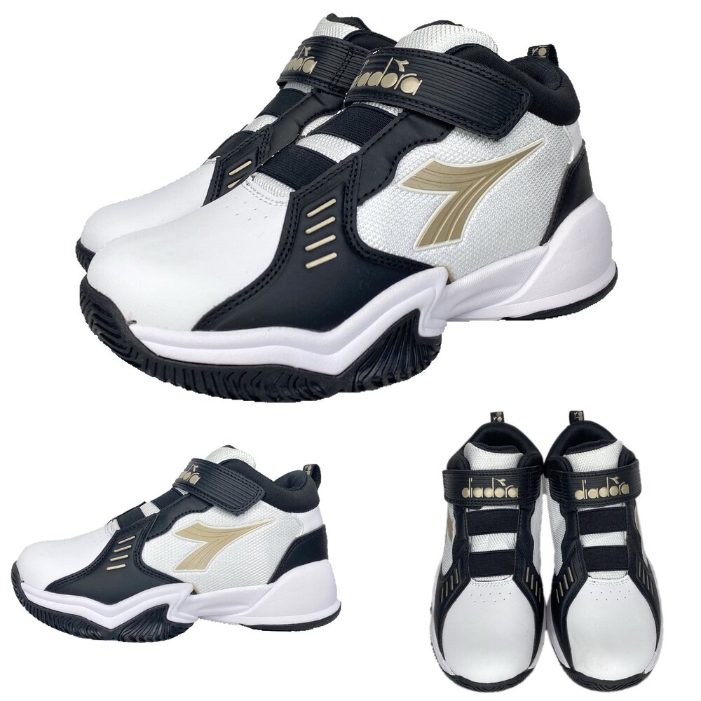 Diadora 籃球鞋 男生 高筒運動鞋 男人 23-29號 男童 皮面 防水 運動鞋-圖片-8