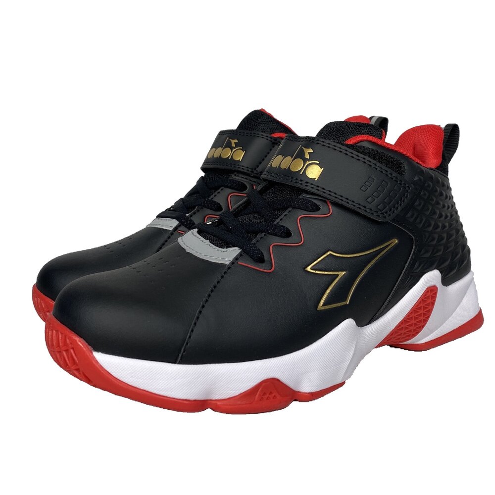 Diadora 男童籃球鞋 高筒運動鞋 童鞋 防水 23-25號 皮面-圖片-9