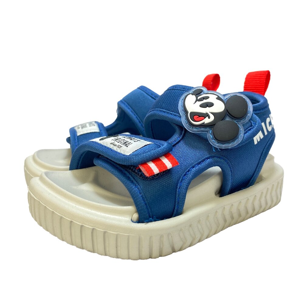 迪士尼 兒童涼鞋 男童 女童 台灣製 正品授權 米奇 麥坤 14-20號-圖片-1