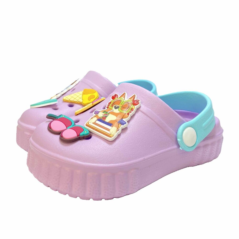 妙妙犬布麗 拖鞋 園丁鞋 兒童洞洞鞋 女童男童 台灣製 15-19號-圖片-1