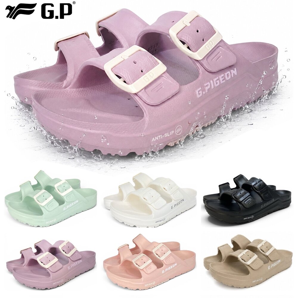 24087528072849-GP 女足弓拖鞋  玩水 運動休閒拖鞋 輕量防滑 A5330