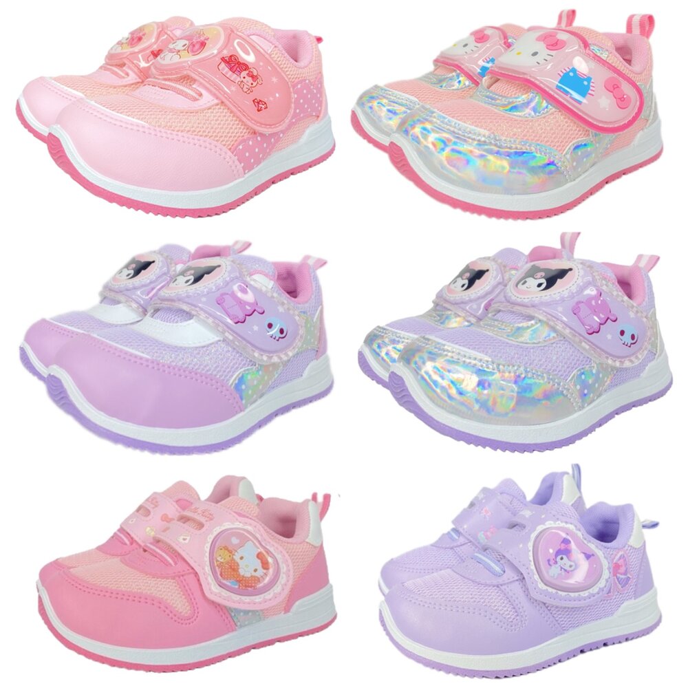 240910072940-酷洛米 女童運動鞋 電燈鞋 台灣製 美樂蒂 凱蒂貓 16-21號 球鞋