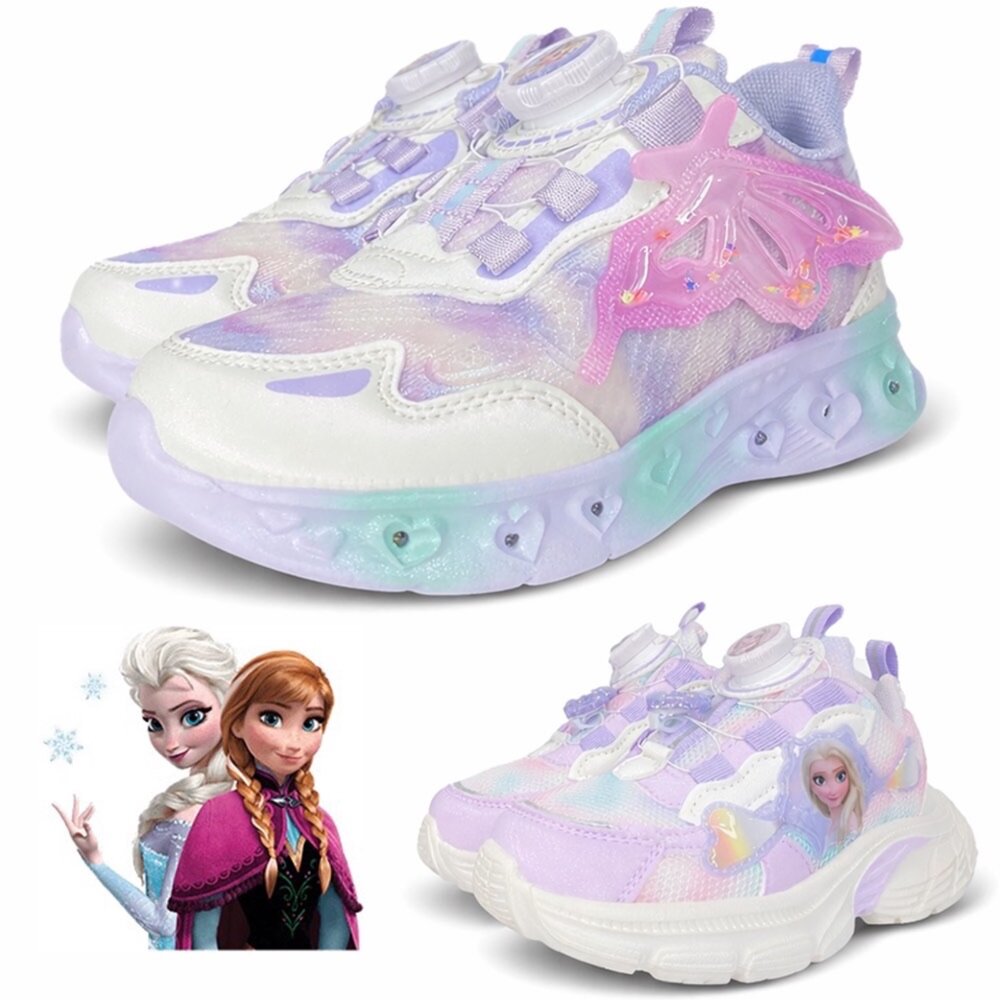 冰雪奇緣 旋鈕鞋 女童運動鞋 球鞋 正品授權 童鞋 17-21號 51207 封面照片
