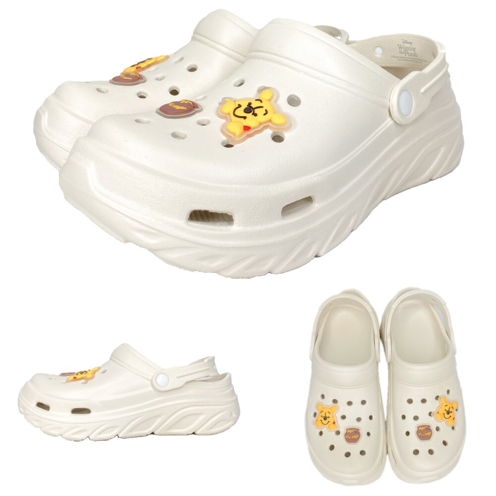 奇奇蒂蒂 女用厚底拖鞋 女洞洞鞋 15-25公分 迪士尼 親子鞋 涼拖鞋-圖片-2