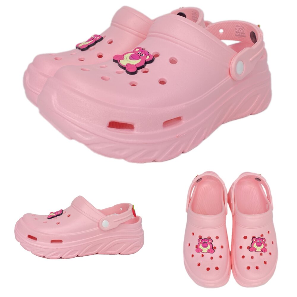 奇奇蒂蒂 女用厚底拖鞋 女洞洞鞋 15-25公分 迪士尼 親子鞋 涼拖鞋-圖片-4