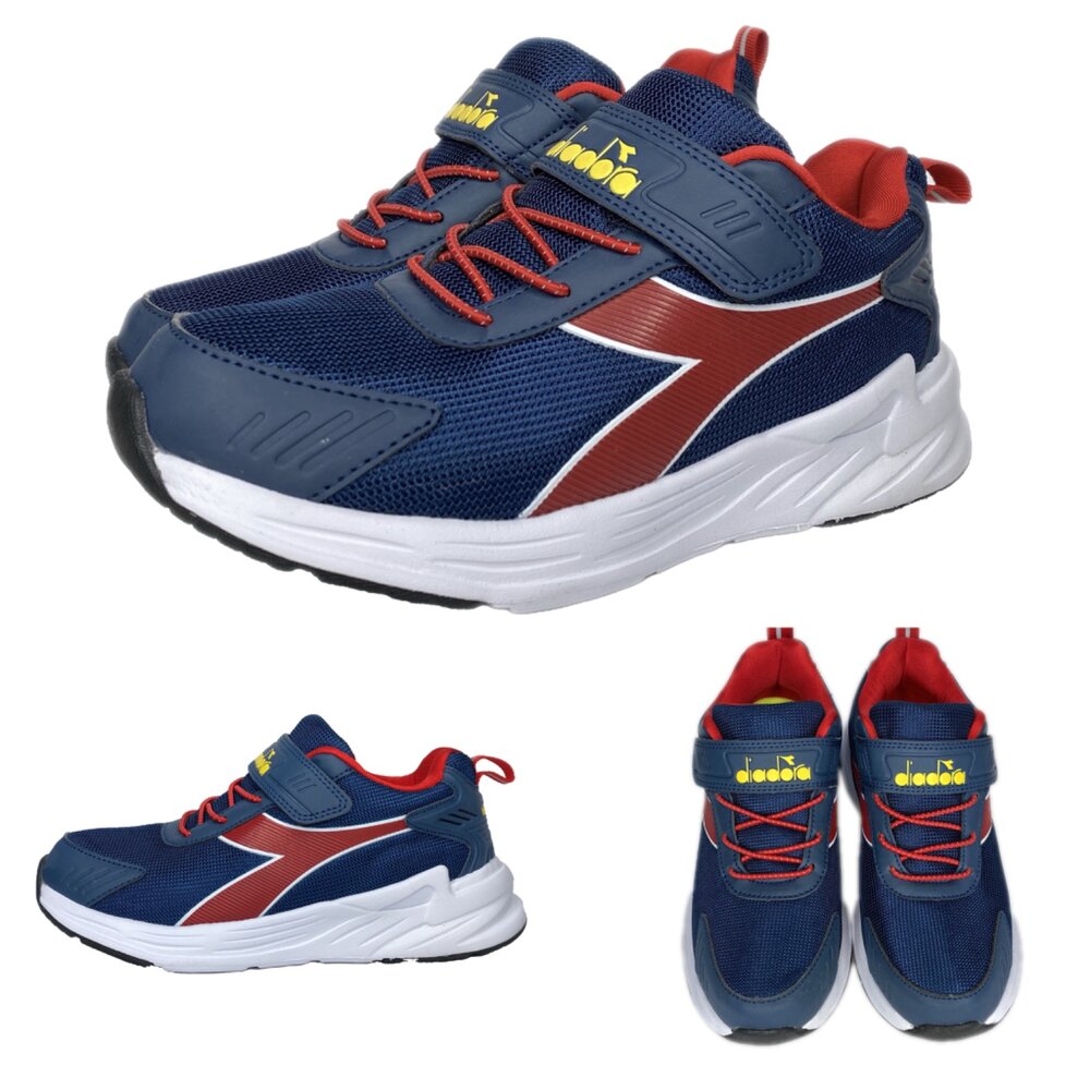 Diadora 寬楦 全黑運動鞋 康特杯 男童女童童鞋 矯正鞋 19-24.5號-圖片-6