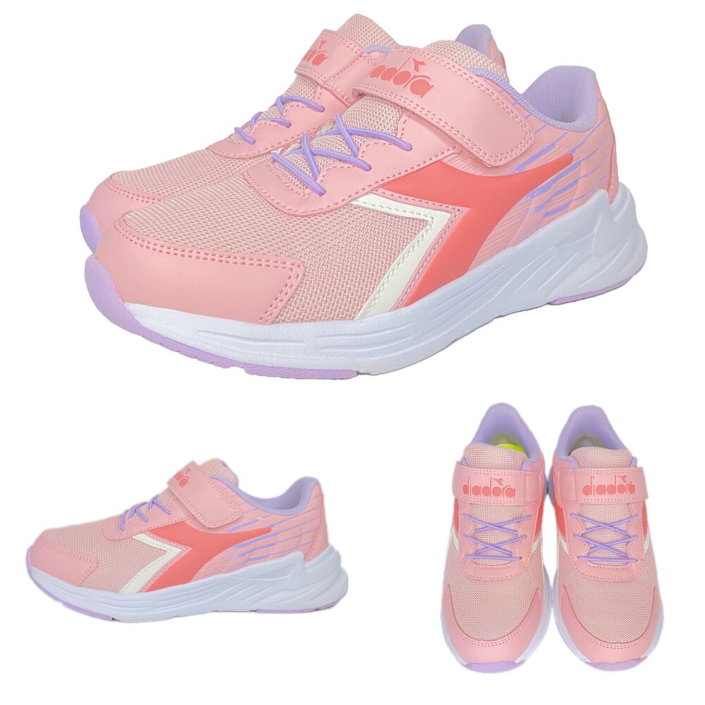 Diadora 寬楦 全黑運動鞋 康特杯 男童女童童鞋 矯正鞋 19-24.5號-圖片-7