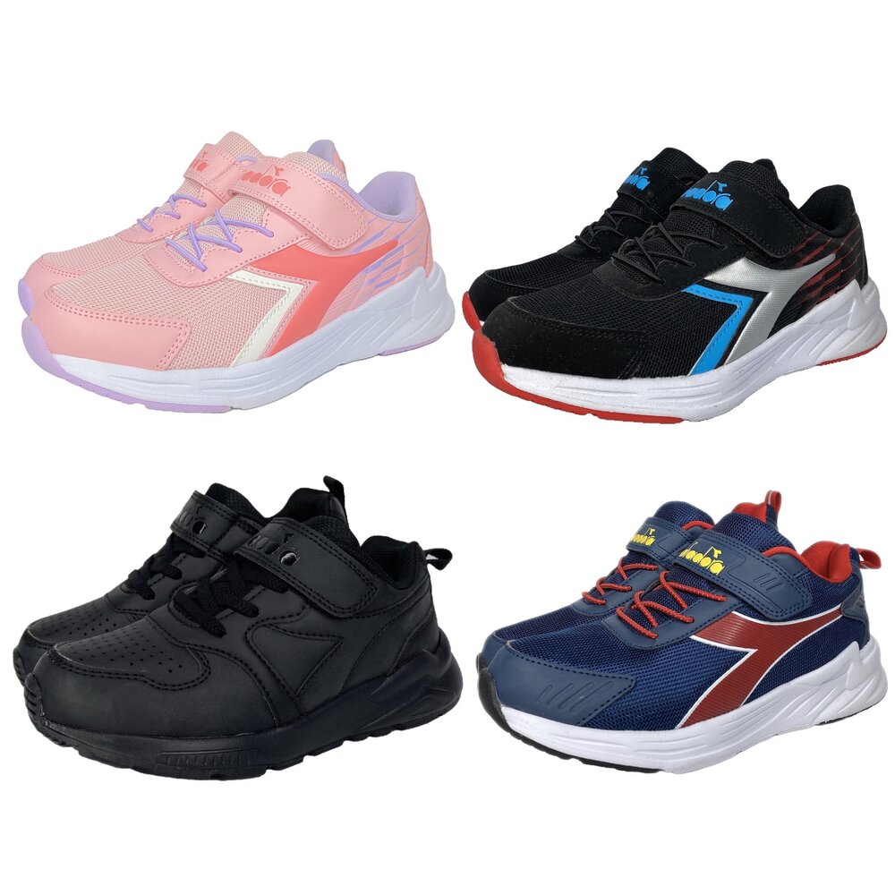 240917124920-Diadora 寬楦 全黑運動鞋 康特杯 男童女童童鞋 矯正鞋 19-24.5號