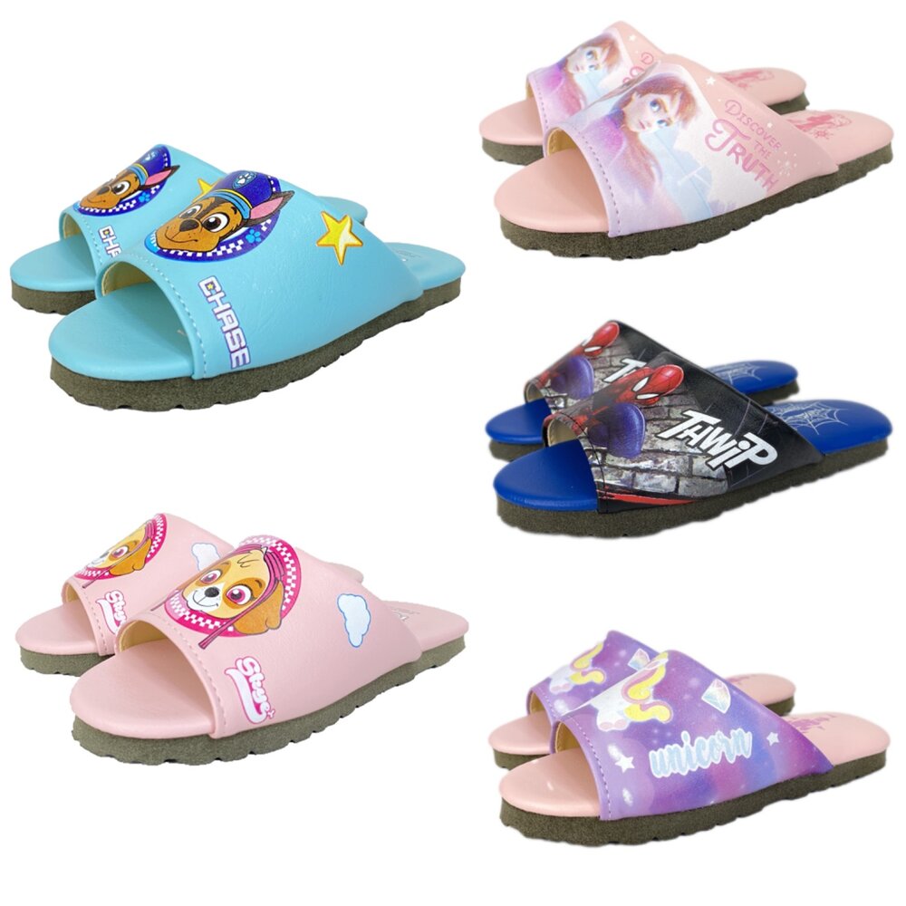 台灣製兒童室內拖室內鞋拖鞋地板拖冰雪奇緣蜘蛛人男童女童