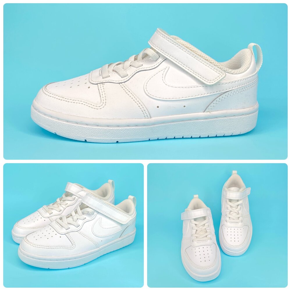 Nike 全白球鞋 全新正品 童鞋 運動鞋 清倉特價 兒童-圖片-1