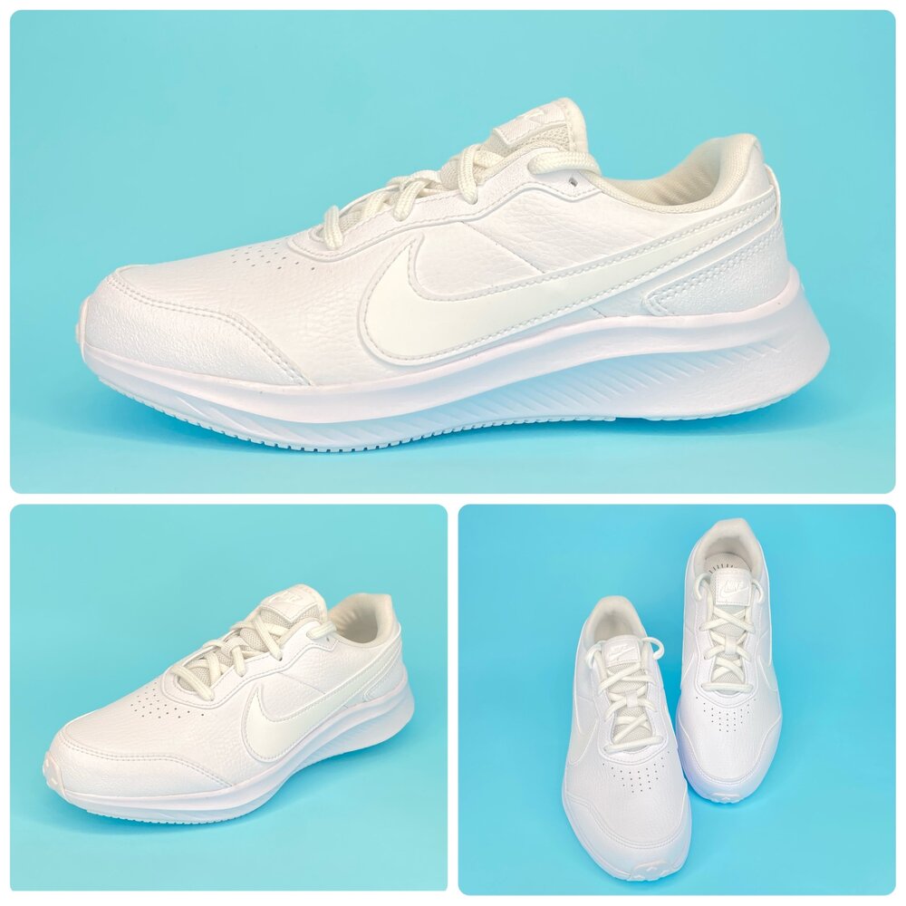 Nike 全白球鞋 全新正品 童鞋 運動鞋 清倉特價 兒童-圖片-4