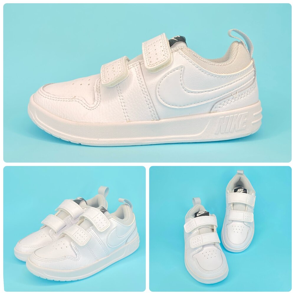 Nike 全白球鞋 全新正品 童鞋 運動鞋 清倉特價 兒童-圖片-5