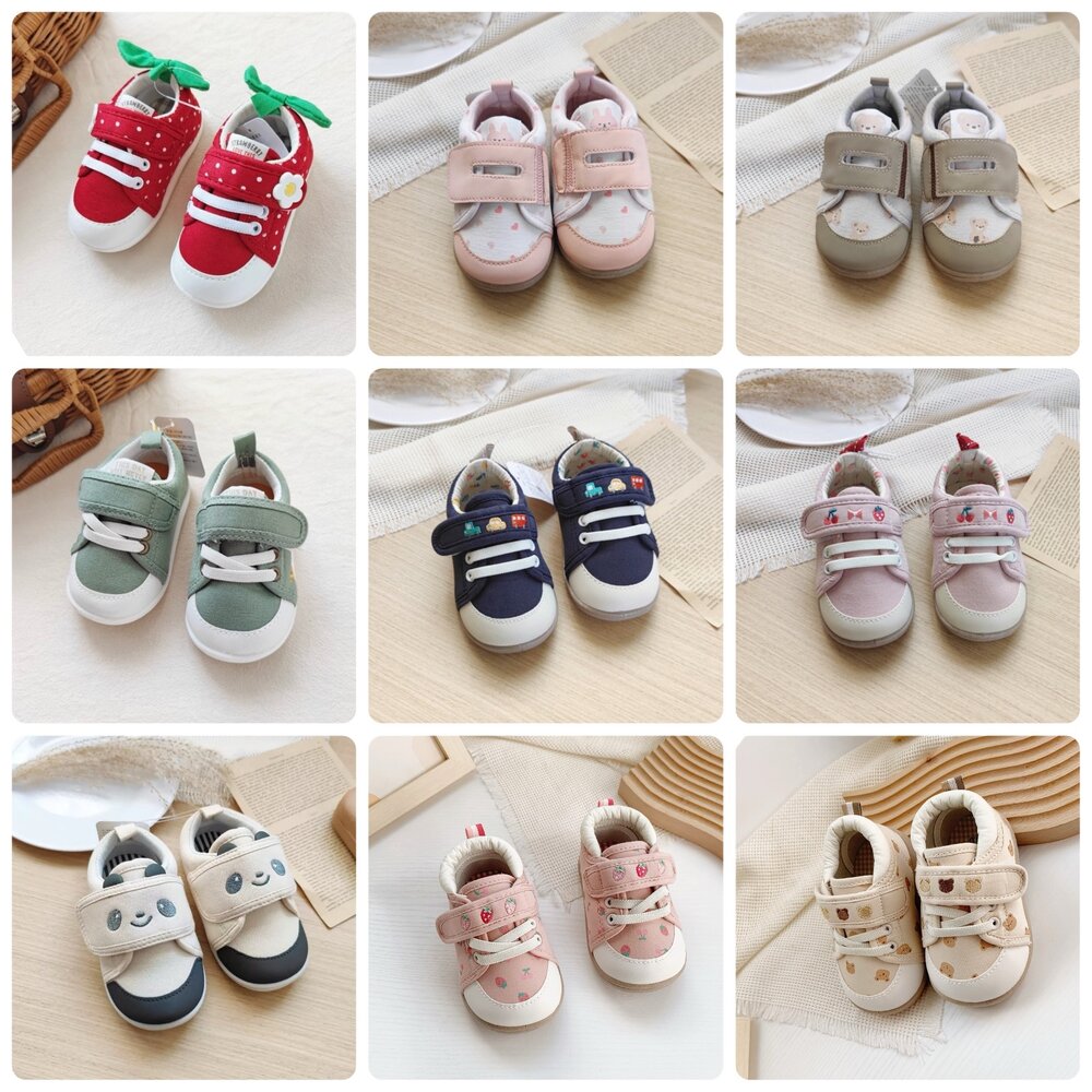 寶寶學步鞋 🔥出口日本🔥 嬰兒鞋 男童 女童 軟底 輕量 大開口 封面照片