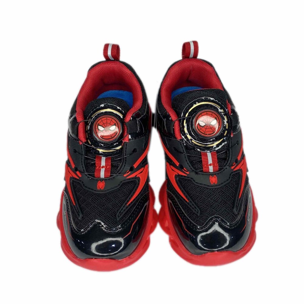 蜘蛛人 運動鞋 旋鈕球鞋 電燈鞋 童鞋 漫威 17-22號-圖片-5