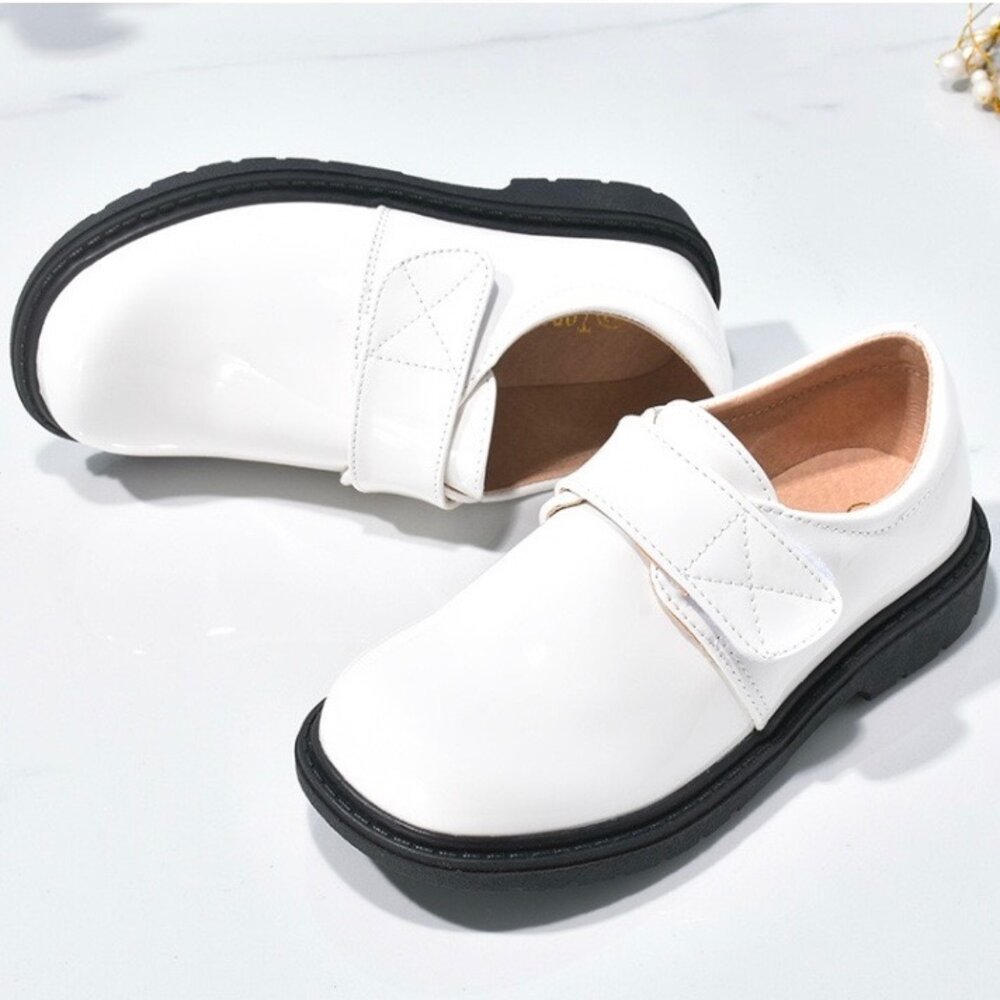 男童白皮鞋 表演鞋 花童鞋 全白 🔥現貨秒出🔥 兒童-圖片-1