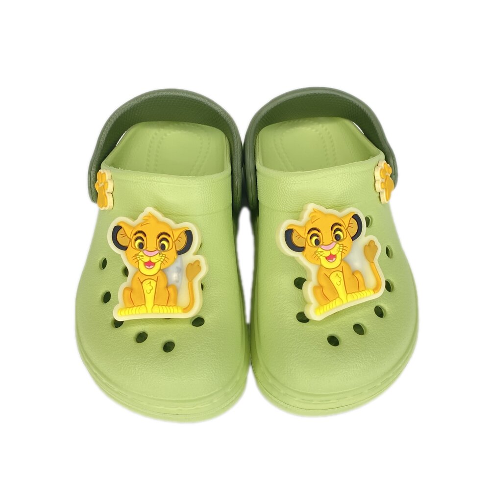 公主 衝鋒戰士 獅子王 電燈鞋 洞洞鞋 Carbot 兒童拖鞋 護趾 前包 台灣製 童鞋 白雪公主 男童 女童-圖片-2