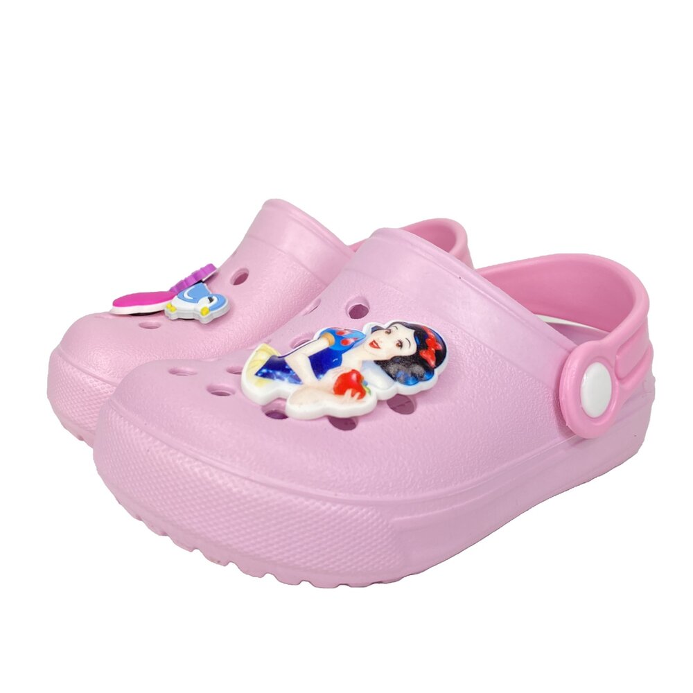 公主 衝鋒戰士 獅子王 電燈鞋 洞洞鞋 Carbot 兒童拖鞋 護趾 前包 台灣製 童鞋 白雪公主 男童 女童-圖片-5