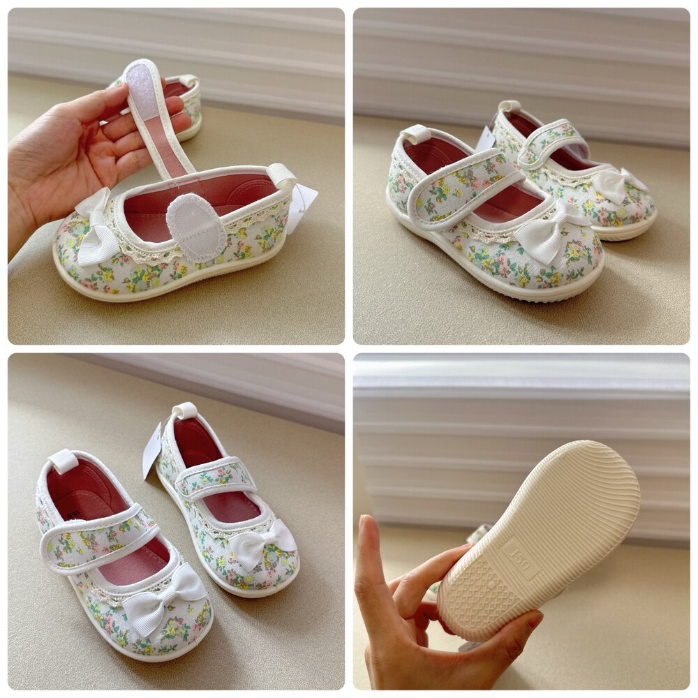 女童室內鞋 帆布休閒鞋 幼兒園 14-20號 🔥出口日本🔥 兒童 帆布鞋-圖片-2