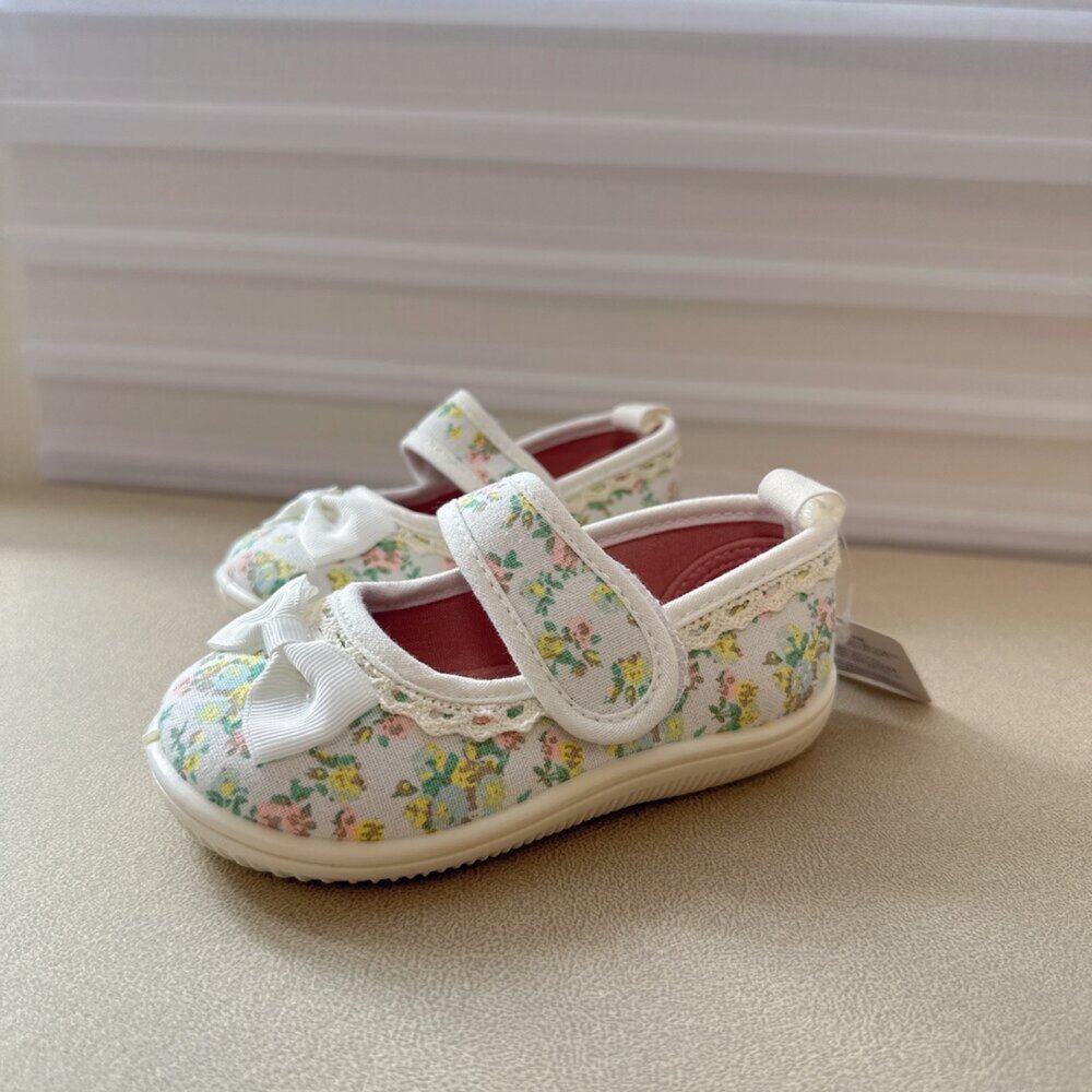 女童室內鞋 帆布休閒鞋 幼兒園 14-20號 🔥出口日本🔥 兒童 帆布鞋-圖片-8