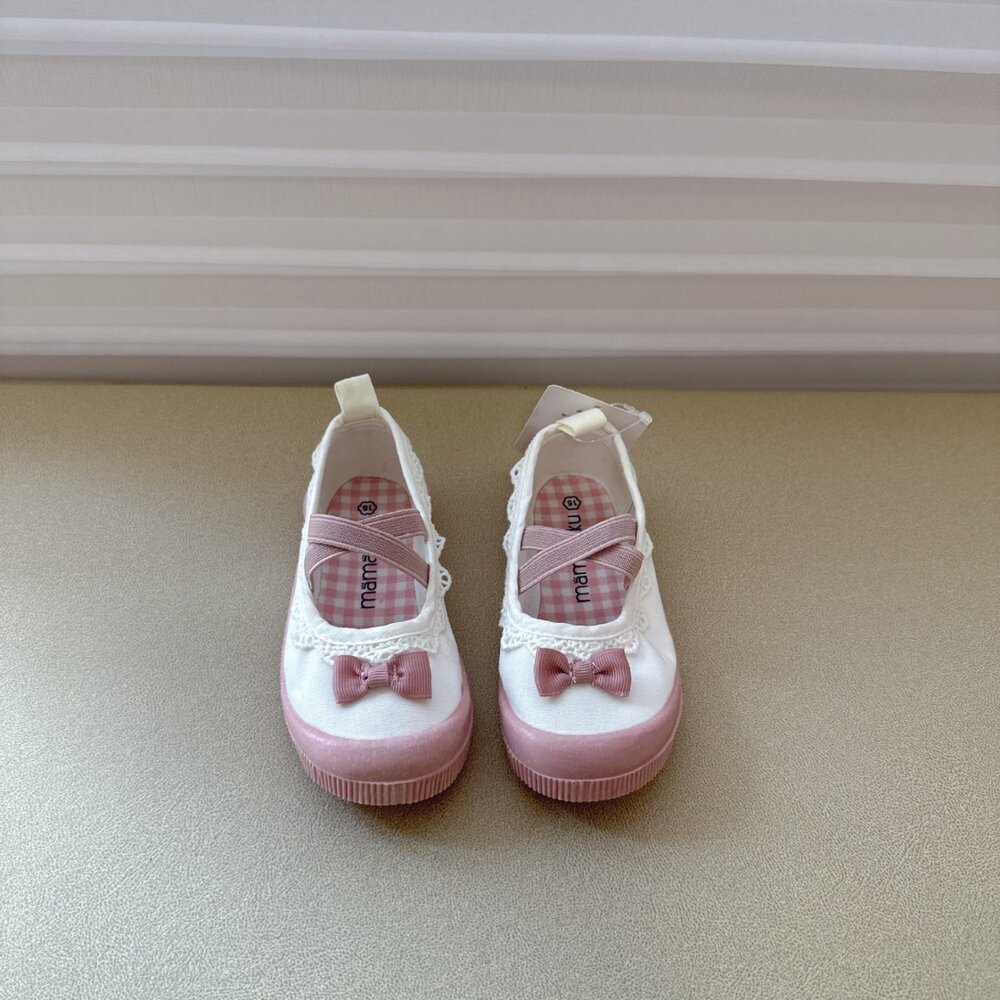 女童室內鞋 帆布休閒鞋 幼兒園 14-20號 🔥出口日本🔥 兒童 帆布鞋-圖片-9