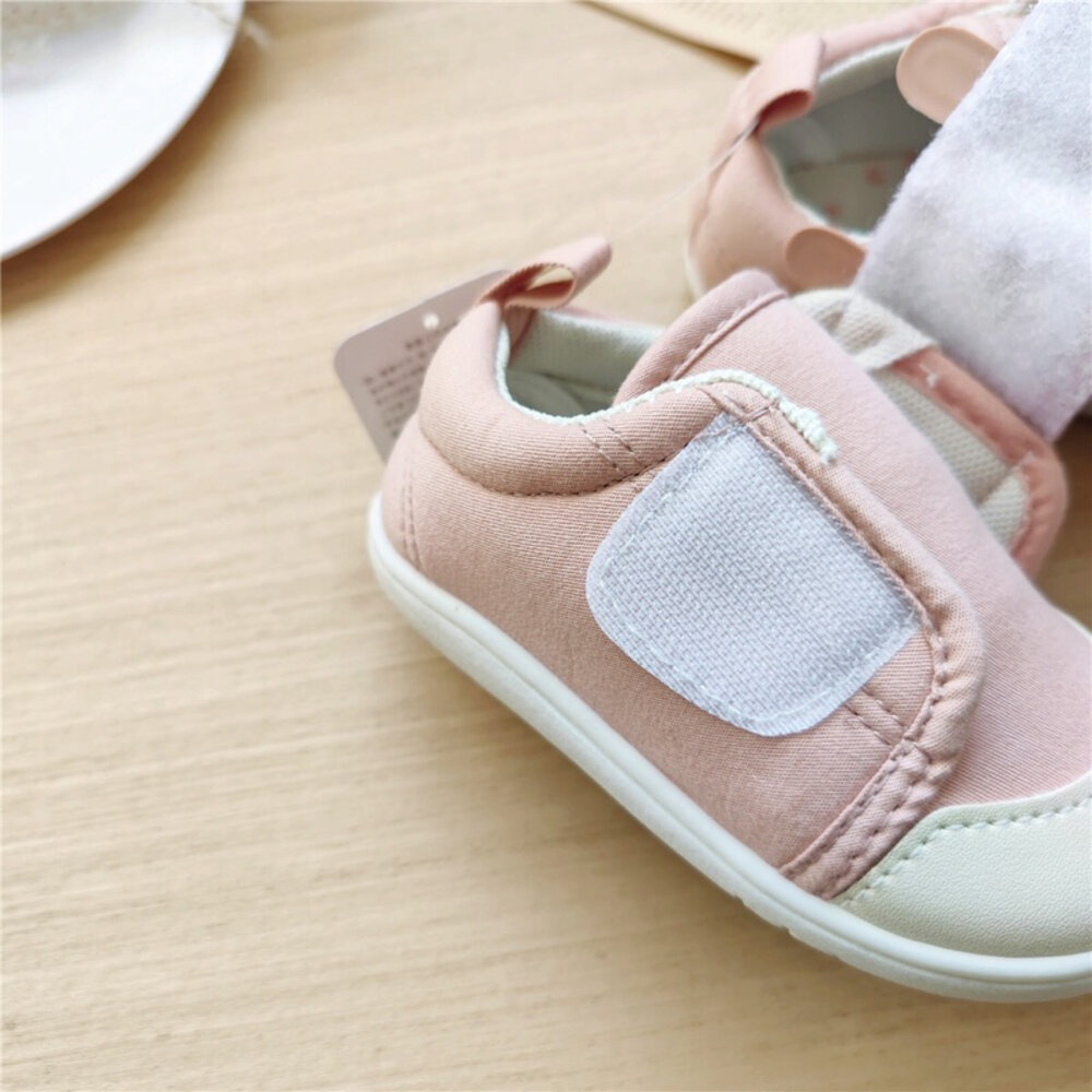 寶寶學步鞋 嬰兒鞋 🔥出口日本🔥 男童女童 帆布 軟底 熊貓 兔兔 恐龍-圖片-6