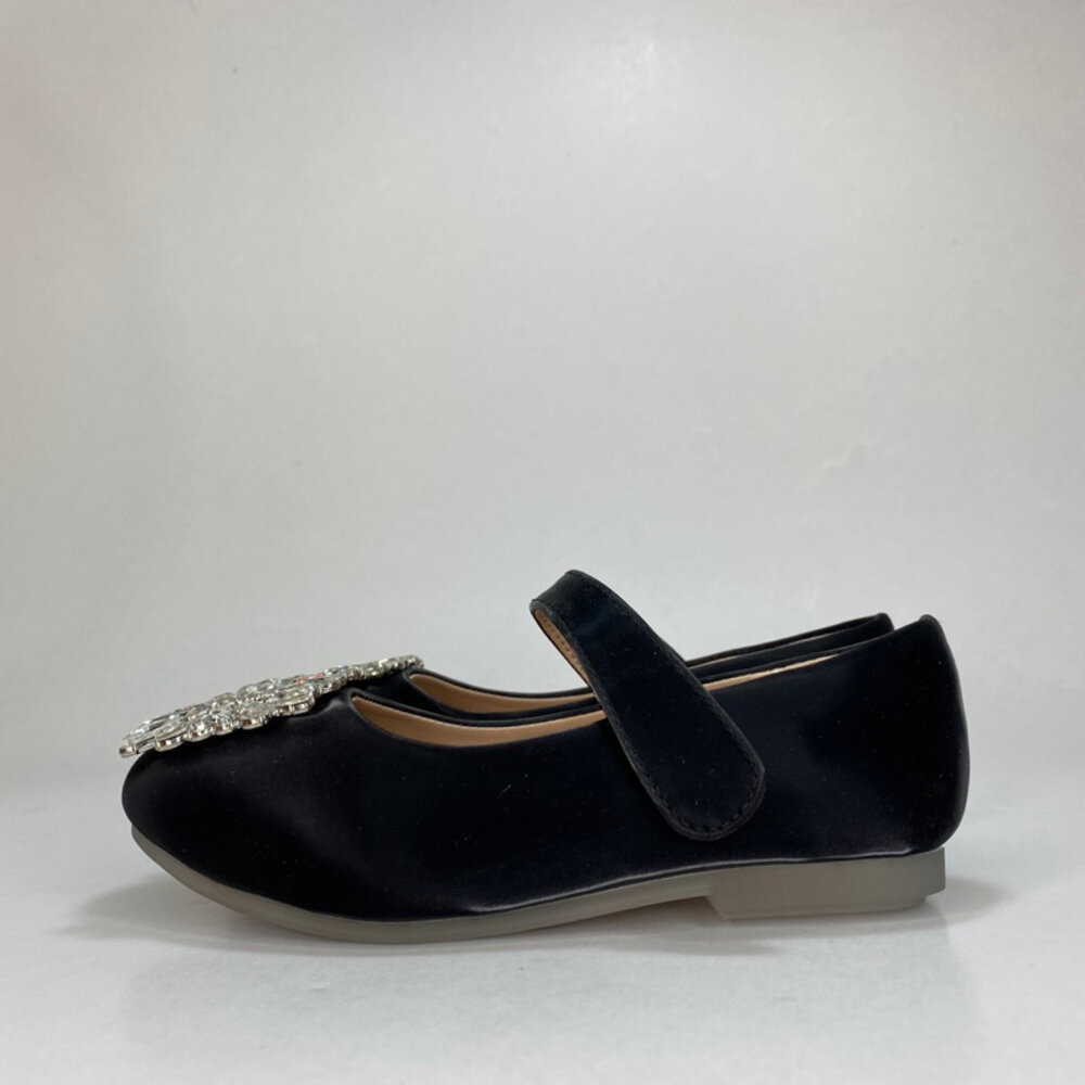 女童水鑽方釦娃娃鞋 公主鞋 🔥獨家訂製款🔥 平底鞋 休閒鞋 兒童-圖片-3