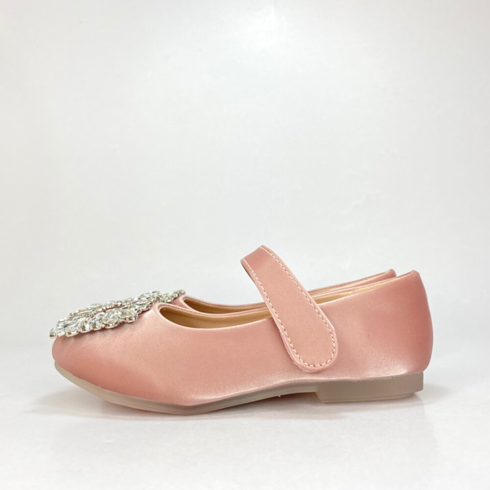 女童水鑽方釦娃娃鞋 公主鞋 🔥獨家訂製款🔥 平底鞋 休閒鞋 兒童-圖片-6