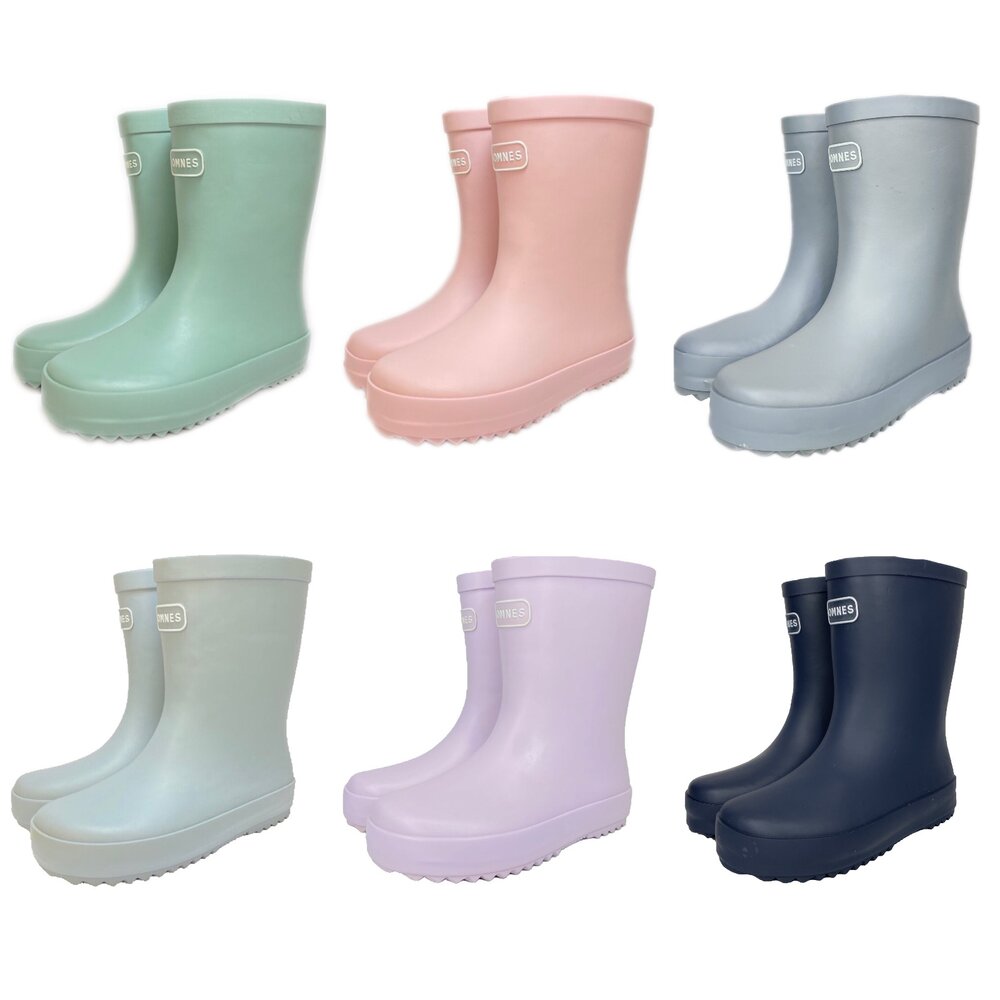 SansSouci日本兒童雨鞋男童女童🔥現貨在台🔥omnes天然橡膠17-22號