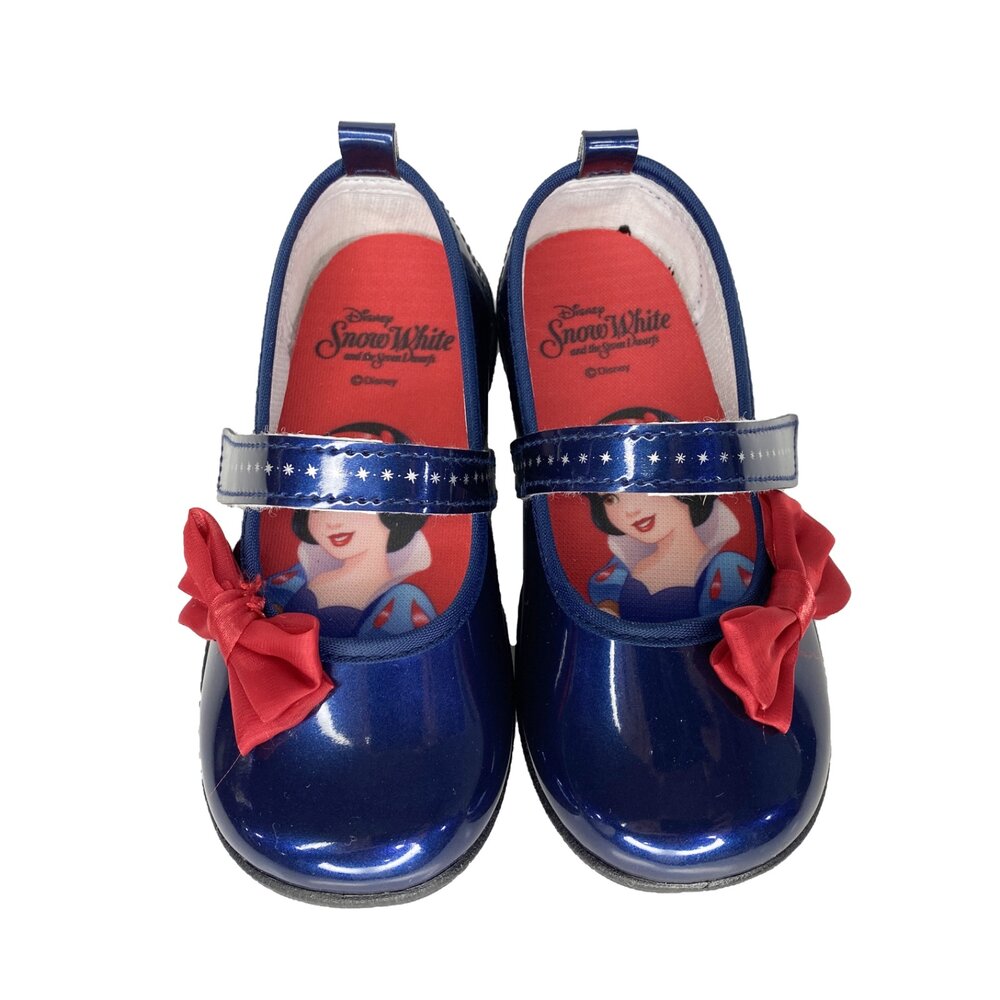 白雪公主 女童娃娃鞋 公主鞋 皮鞋 白色 紅色 藍色 皮鞋 花童鞋 台灣製造-圖片-5
