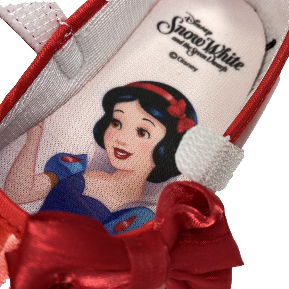 白雪公主 女童娃娃鞋 公主鞋 皮鞋 白色 紅色 藍色 皮鞋 花童鞋 台灣製造-圖片-6