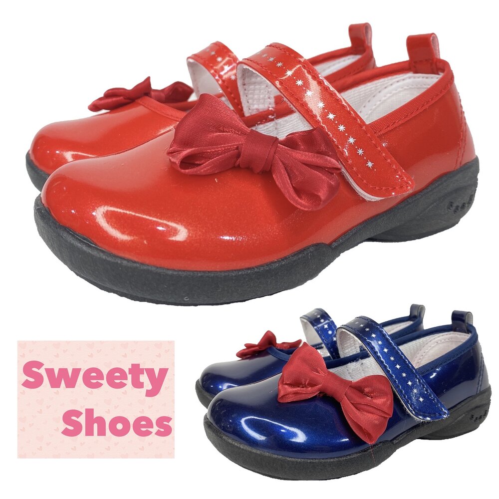 250203171401-白雪公主 女童娃娃鞋 公主鞋 迪士尼 紅色 藍色 皮鞋 花童鞋 台灣製造