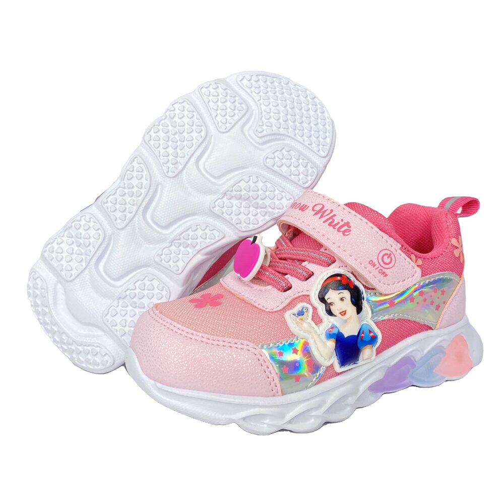 白雪公主 運動鞋 電燈鞋 迪士尼女童童鞋 16-21號 球鞋-圖片-4