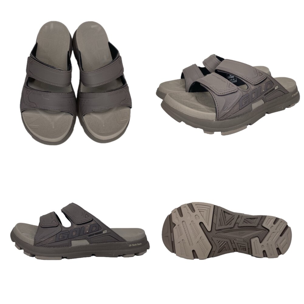 🔥寬厚腳專用🔥 GP 男人拖鞋 九折 夾腳拖 厚底 足弓 人字拖 休閒運動拖鞋 男用 G9388M G5653M-圖片-2